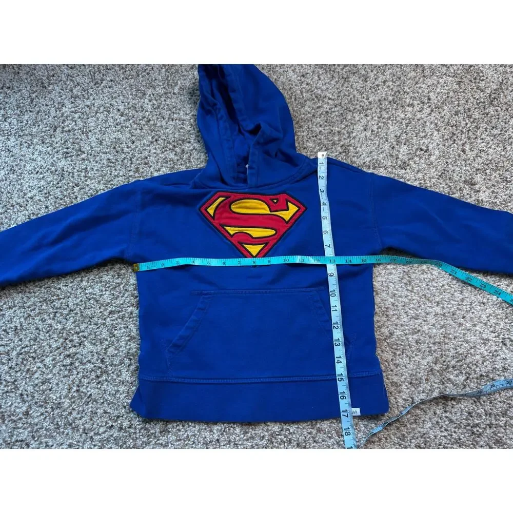 GAP Kids/DC Superman Boys zip up Hoodie/Sweatshirt, size 6-7,  Blue
